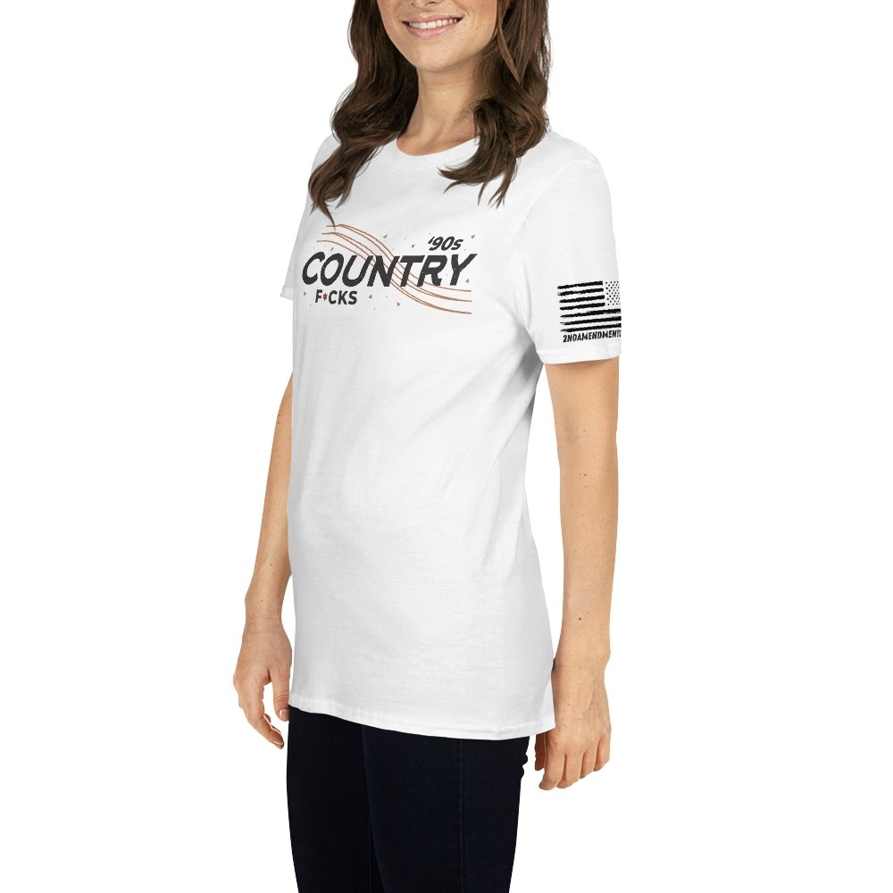 90's Country F*cks - Short-Sleeve Unisex T-Shirt - 2nd Amendment Style