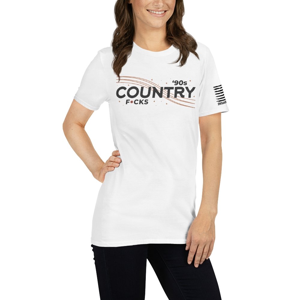 90's Country F*cks - Short-Sleeve Unisex T-Shirt - 2nd Amendment Style