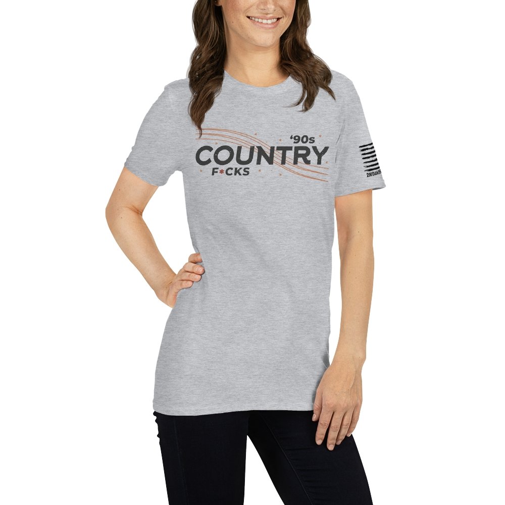 90's Country F*cks - Short-Sleeve Unisex T-Shirt - 2nd Amendment Style