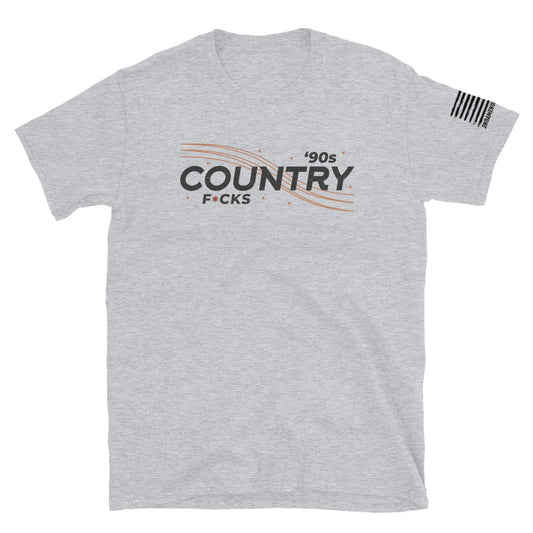 90's Country F*cks - Short-Sleeve Unisex T-Shirt - 2nd Amendment Style