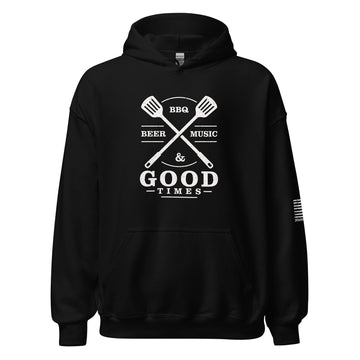 Beer, BBQ, Music and Good Times - Unisex Hoodie - 2nd Amendment Style