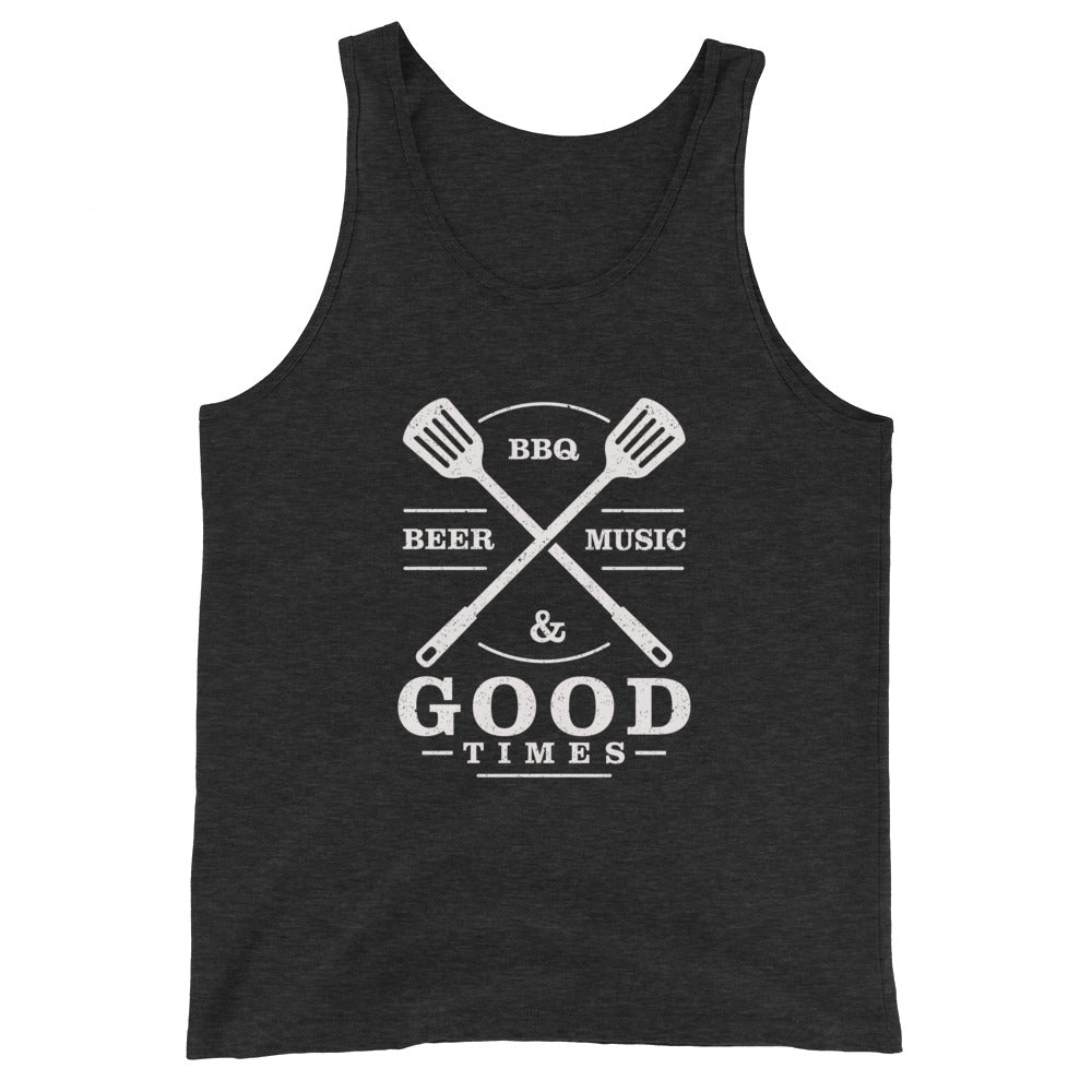 Beer, BBQ, Music, and Good Times - Unisex Tank Top - 2nd Amendment Style