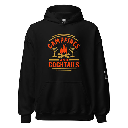 Campfires and Cocktails - Unisex Hoodie - 2nd Amendment Style