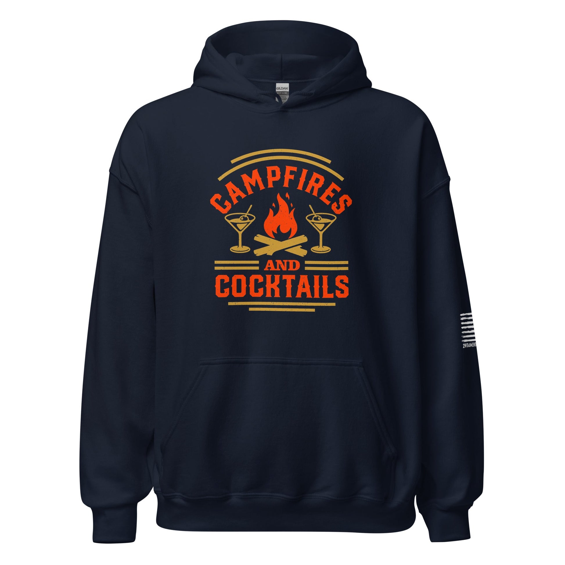 Campfires and Cocktails - Unisex Hoodie - 2nd Amendment Style