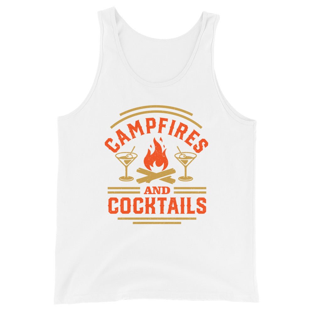 Campfires and Cocktails - Unisex Tank Top - 2nd Amendment Style