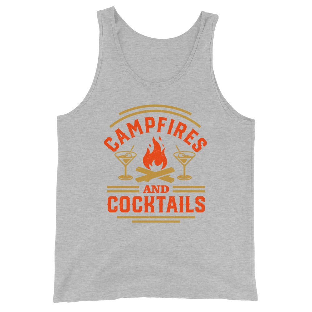 Campfires and Cocktails - Unisex Tank Top - 2nd Amendment Style