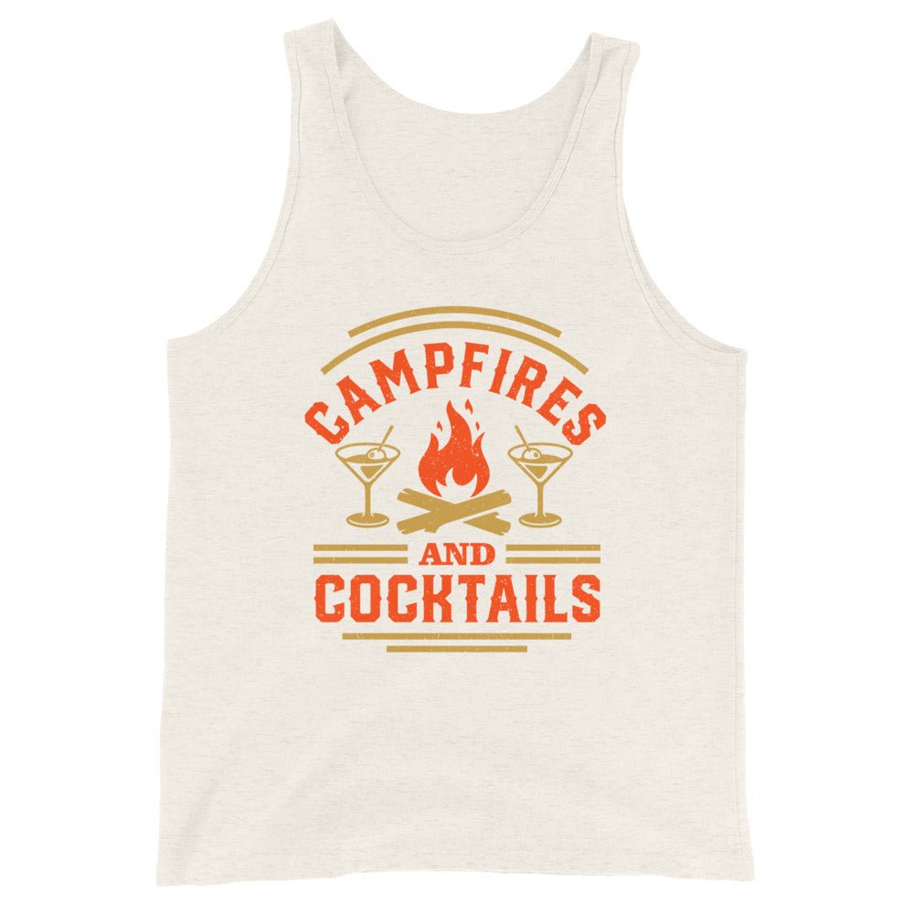 Campfires and Cocktails - Unisex Tank Top - 2nd Amendment Style