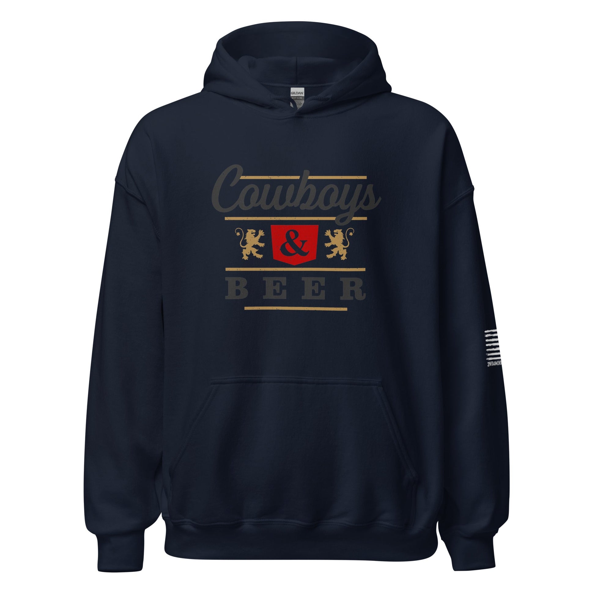 Cowboys and Beer - Unisex Hoodie - 2nd Amendment Style