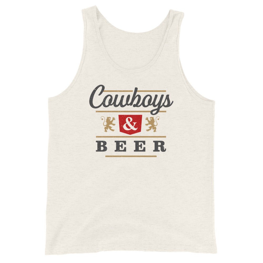 Cowboys and Beer - Unisex Tank Top - 2nd Amendment Style