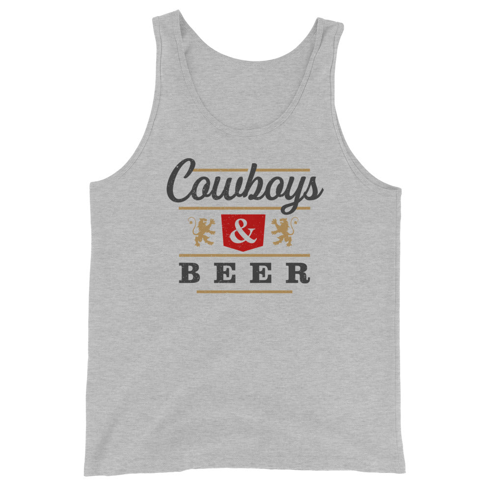 Cowboys and Beer - Unisex Tank Top - 2nd Amendment Style