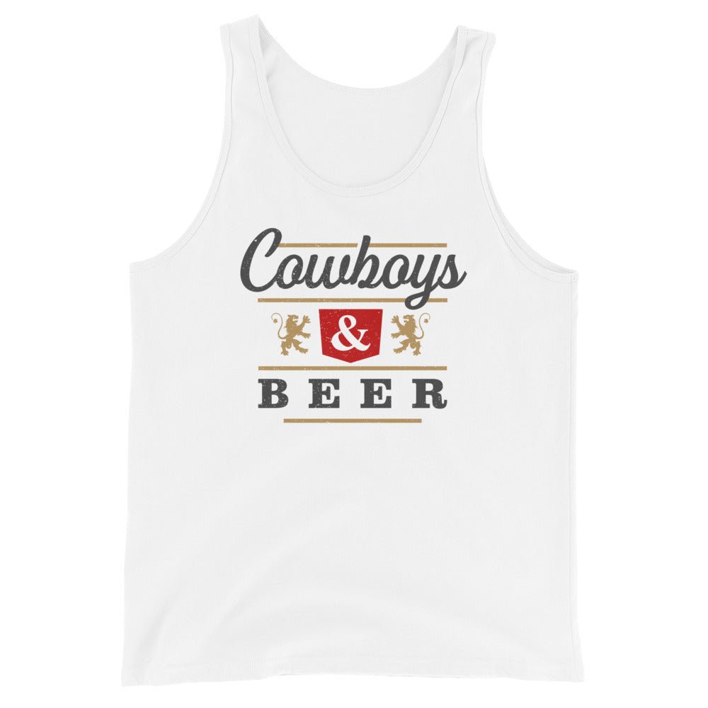 Cowboys and Beer - Unisex Tank Top - 2nd Amendment Style