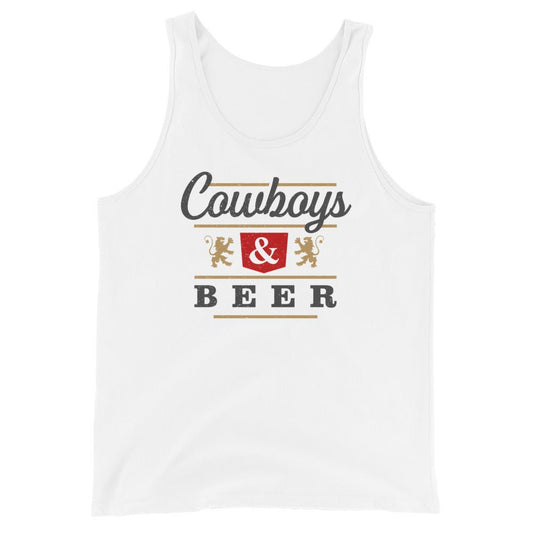 Cowboys and Beer - Unisex Tank Top - 2nd Amendment Style