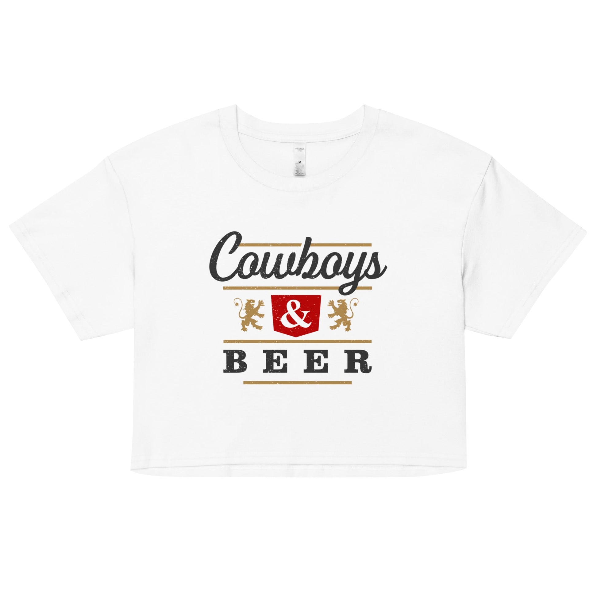 Cowboys and Beer - Women’s Crop Top - 2nd Amendment Style