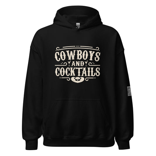 Cowboys and Cocktails - Unisex Hoodie - 2nd Amendment Style