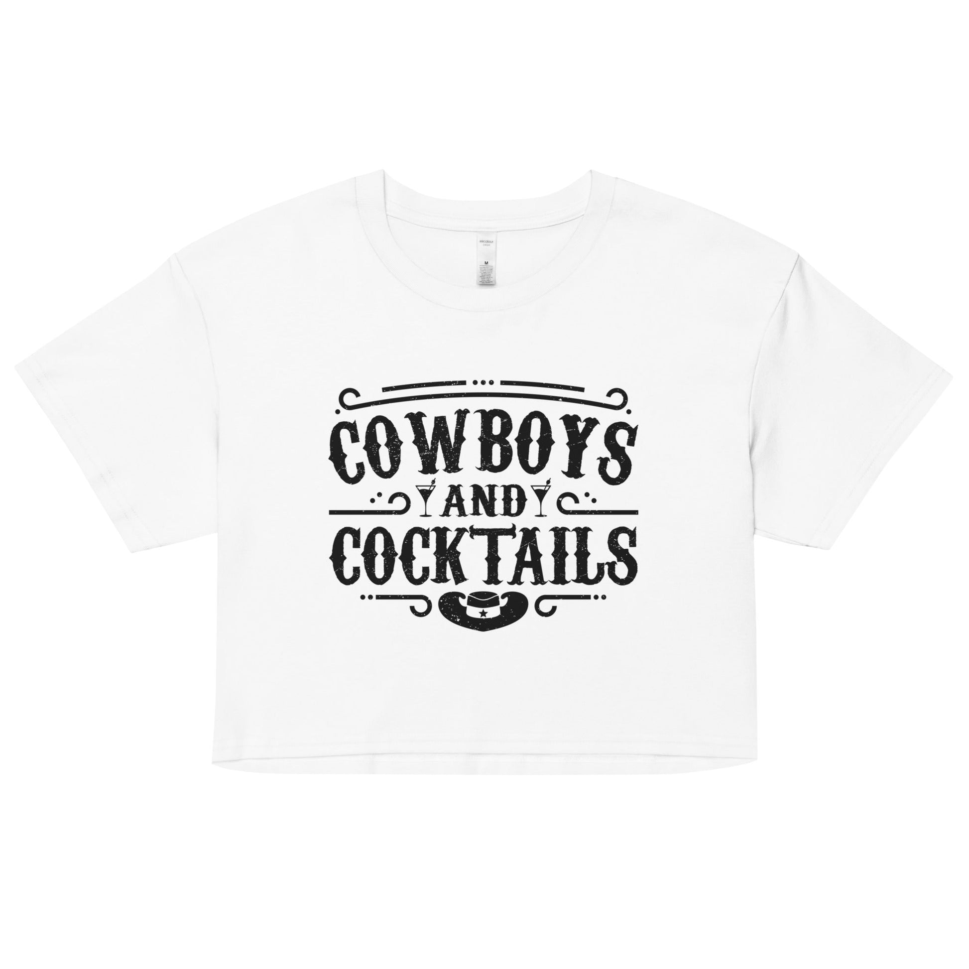 Cowboys and Cocktails - Women’s Crop Top - 2nd Amendment Style