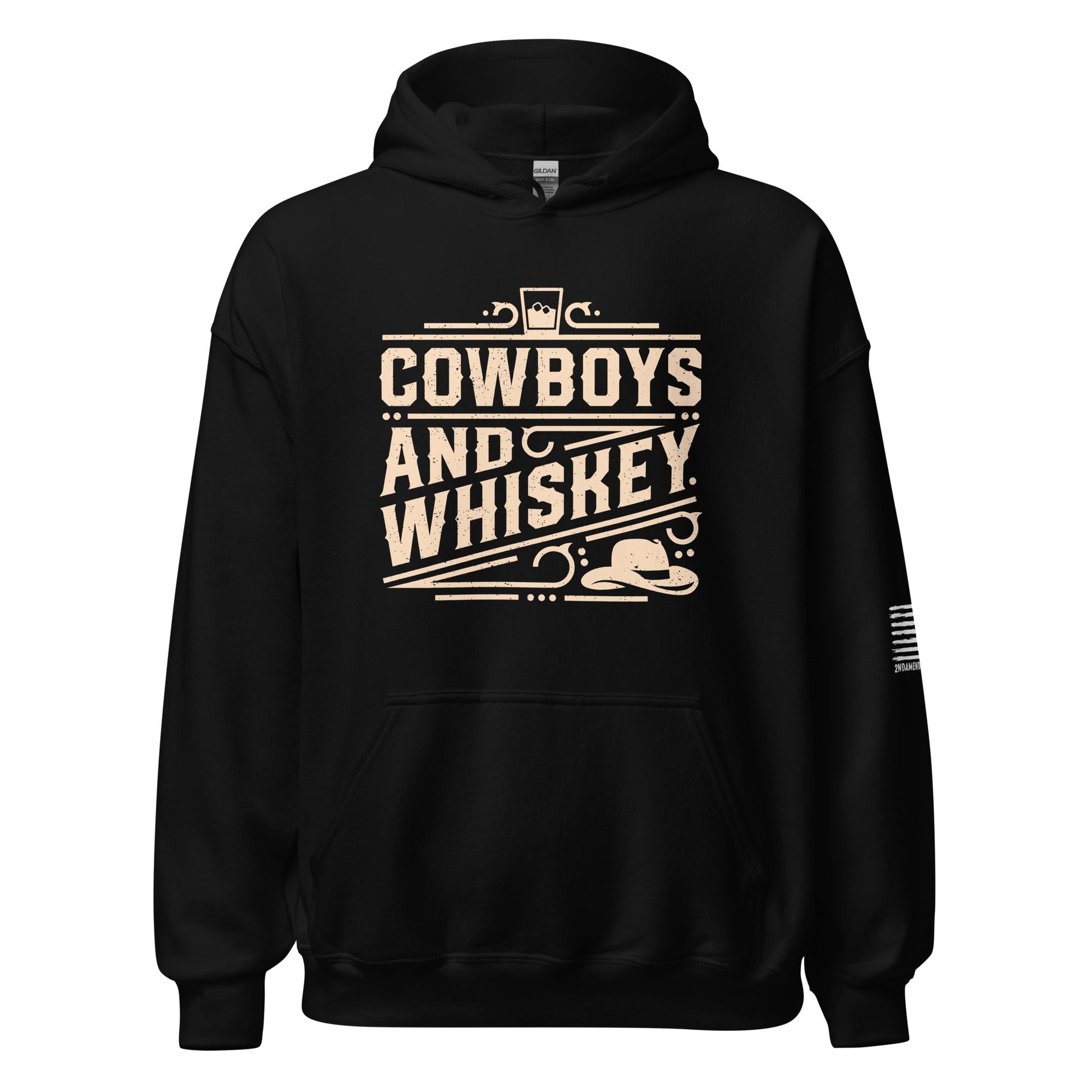 Cowboys and Whiskey - Unisex Hoodie - 2nd Amendment Style