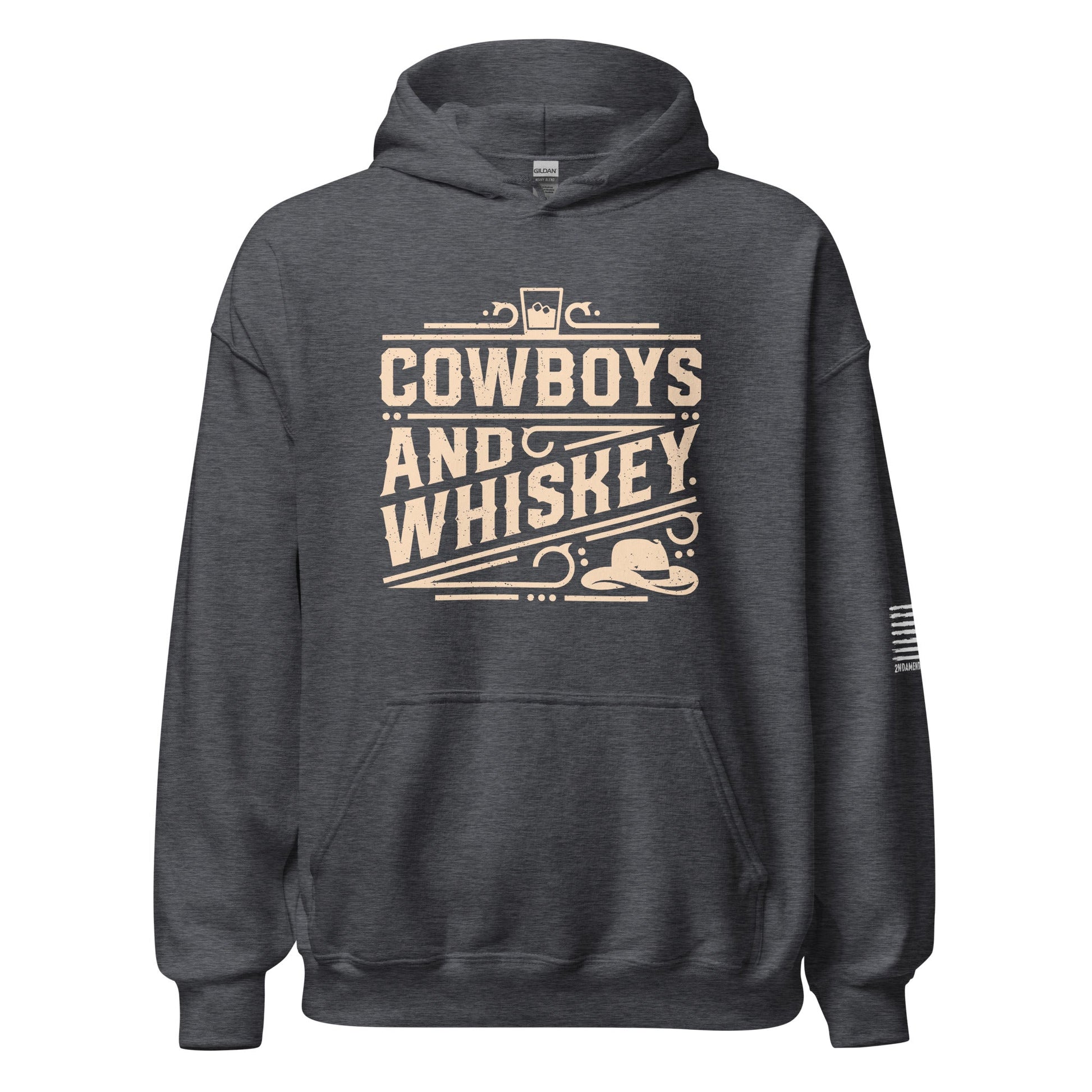 Cowboys and Whiskey - Unisex Hoodie - 2nd Amendment Style