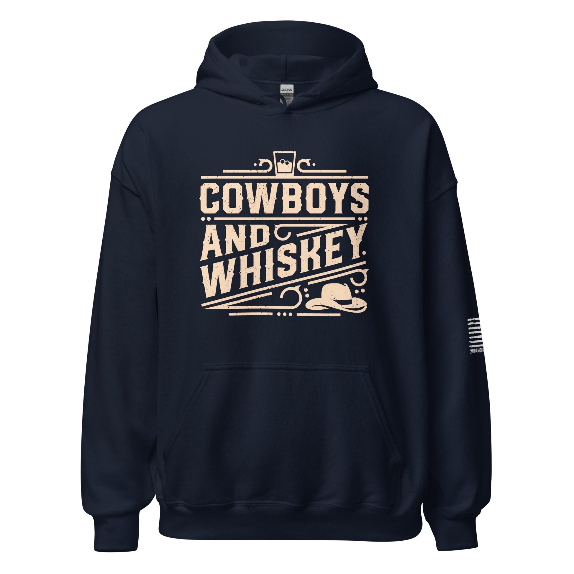 Cowboys and Whiskey - Unisex Hoodie - 2nd Amendment Style