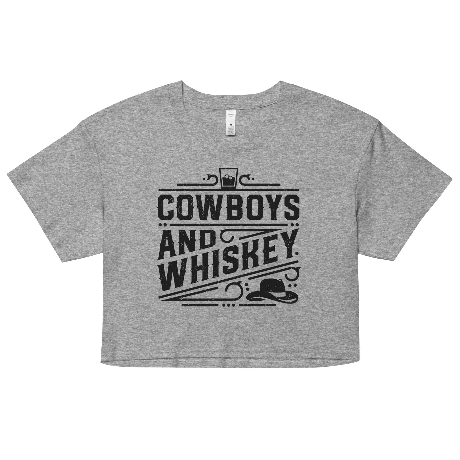 Cowboys and Whiskey - Women’s Crop Top - 2nd Amendment Style