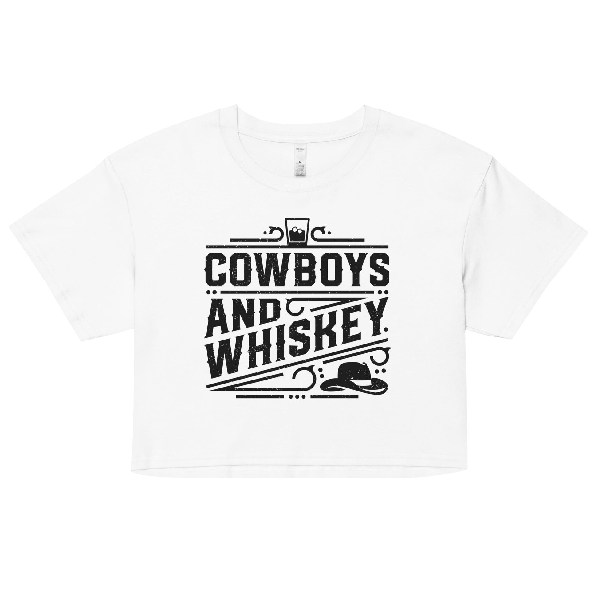 Cowboys and Whiskey - Women’s Crop Top - 2nd Amendment Style