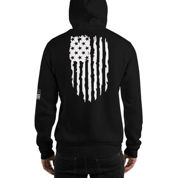 Distressed American Flag III - Unisex Hoodie - 2nd Amendment Style