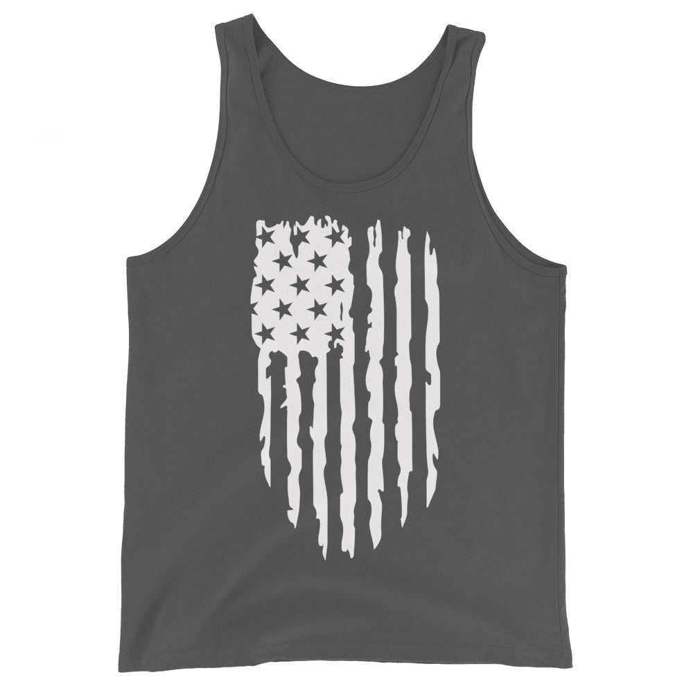 Distressed American Flag III - Unisex Tank Top - 2nd Amendment Style