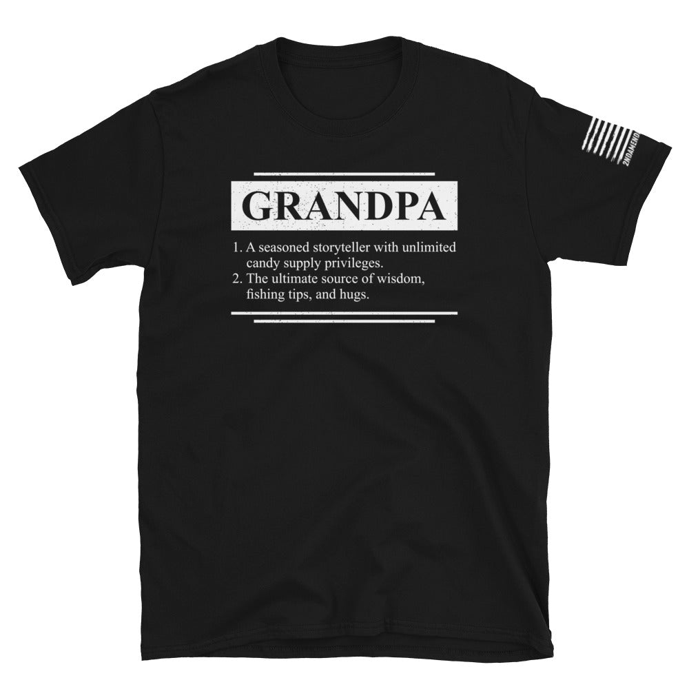 Grandpa - Definition - Short-Sleeve Unisex T-Shirt - 2nd Amendment Style