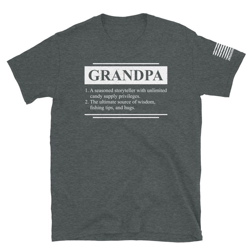 Grandpa - Definition - Short-Sleeve Unisex T-Shirt - 2nd Amendment Style