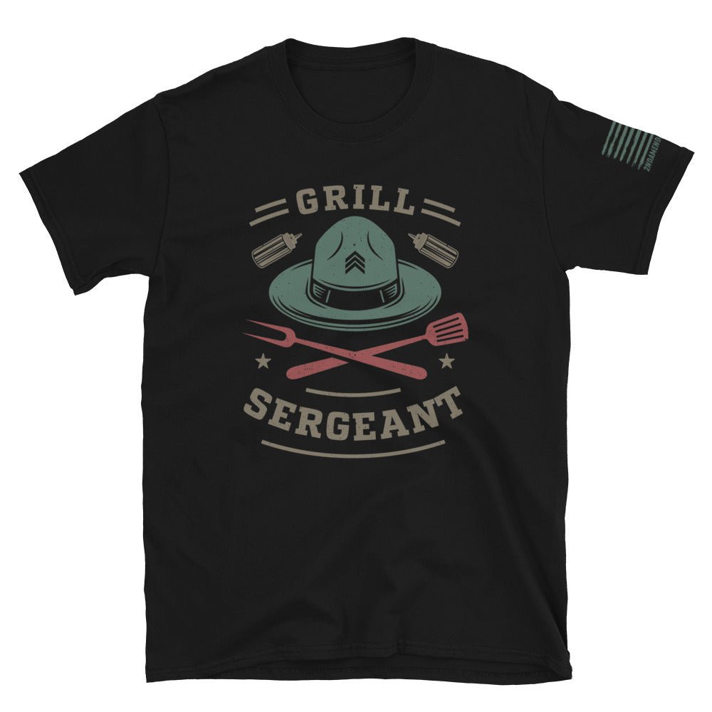 Grill Sergeant - Short-Sleeve Unisex T-Shirt - 2nd Amendment Style