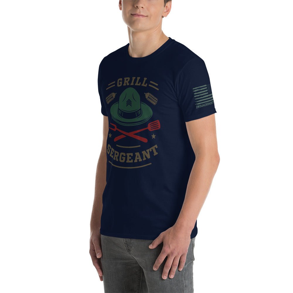 Grill Sergeant - Short-Sleeve Unisex T-Shirt - 2nd Amendment Style