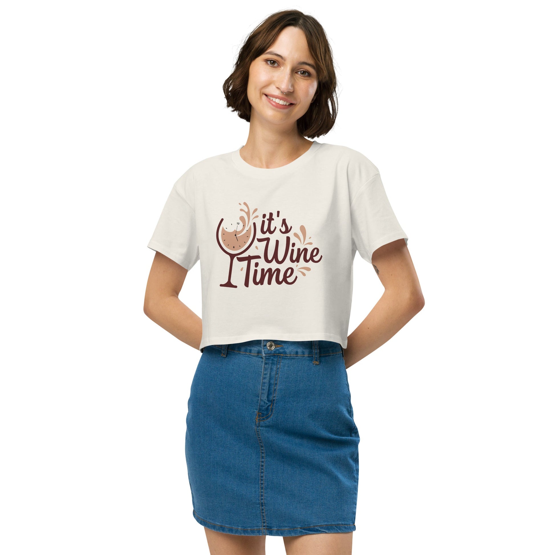 It's Wine Time - Women’s Crop Top - 2nd Amendment Style