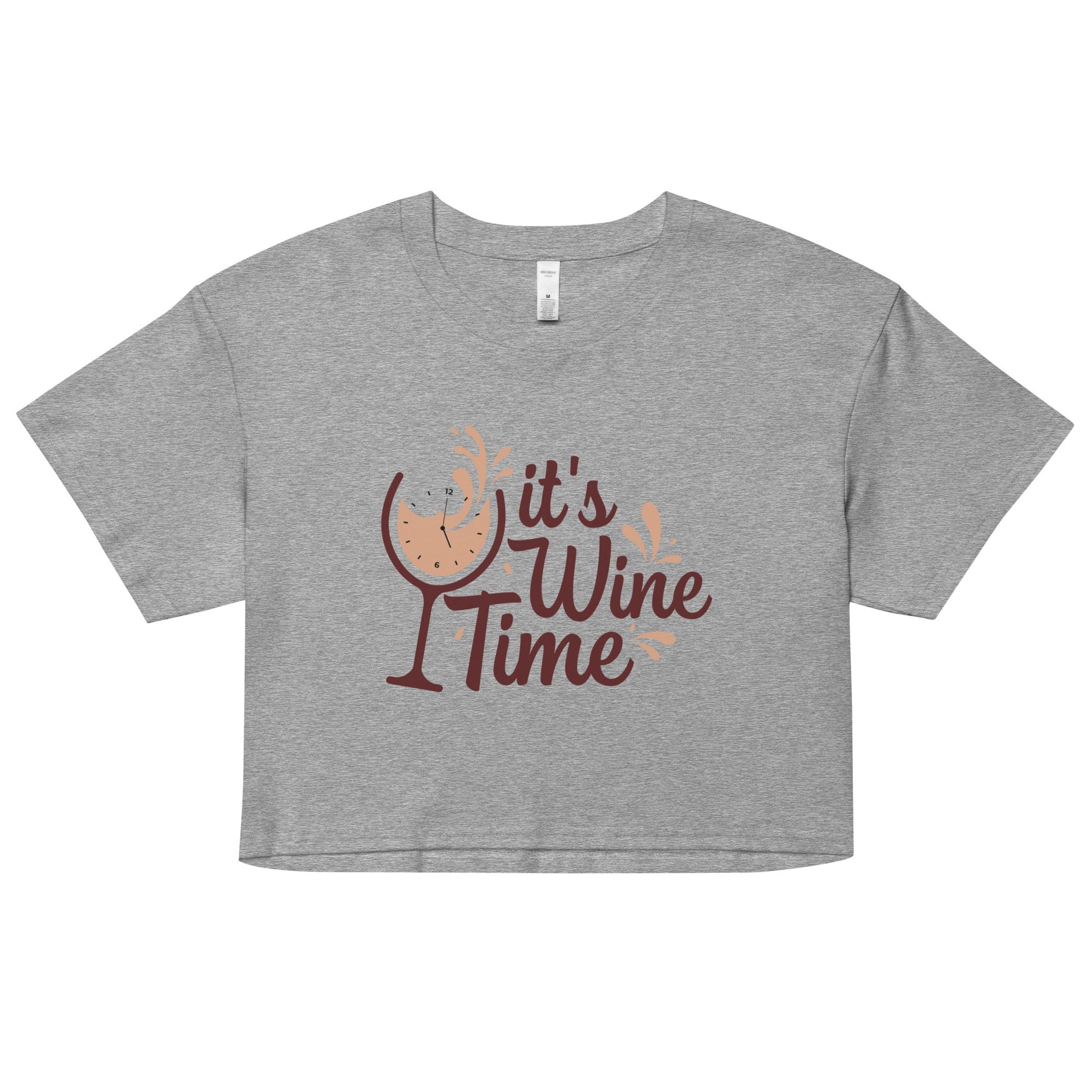 It's Wine Time - Women’s Crop Top - 2nd Amendment Style