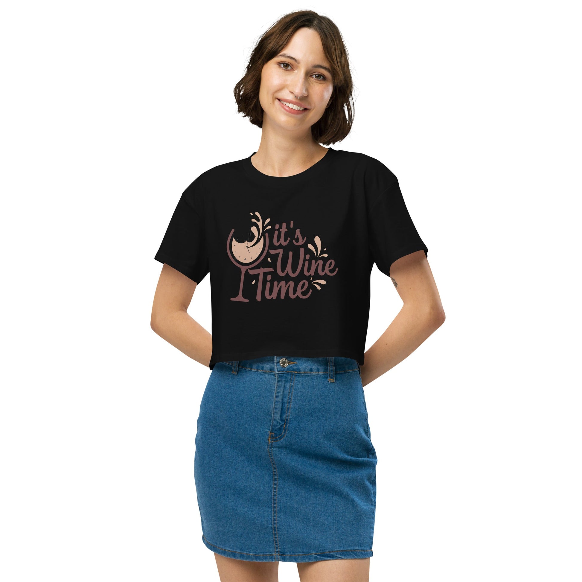 It's Wine Time - Women’s Crop Top - 2nd Amendment Style