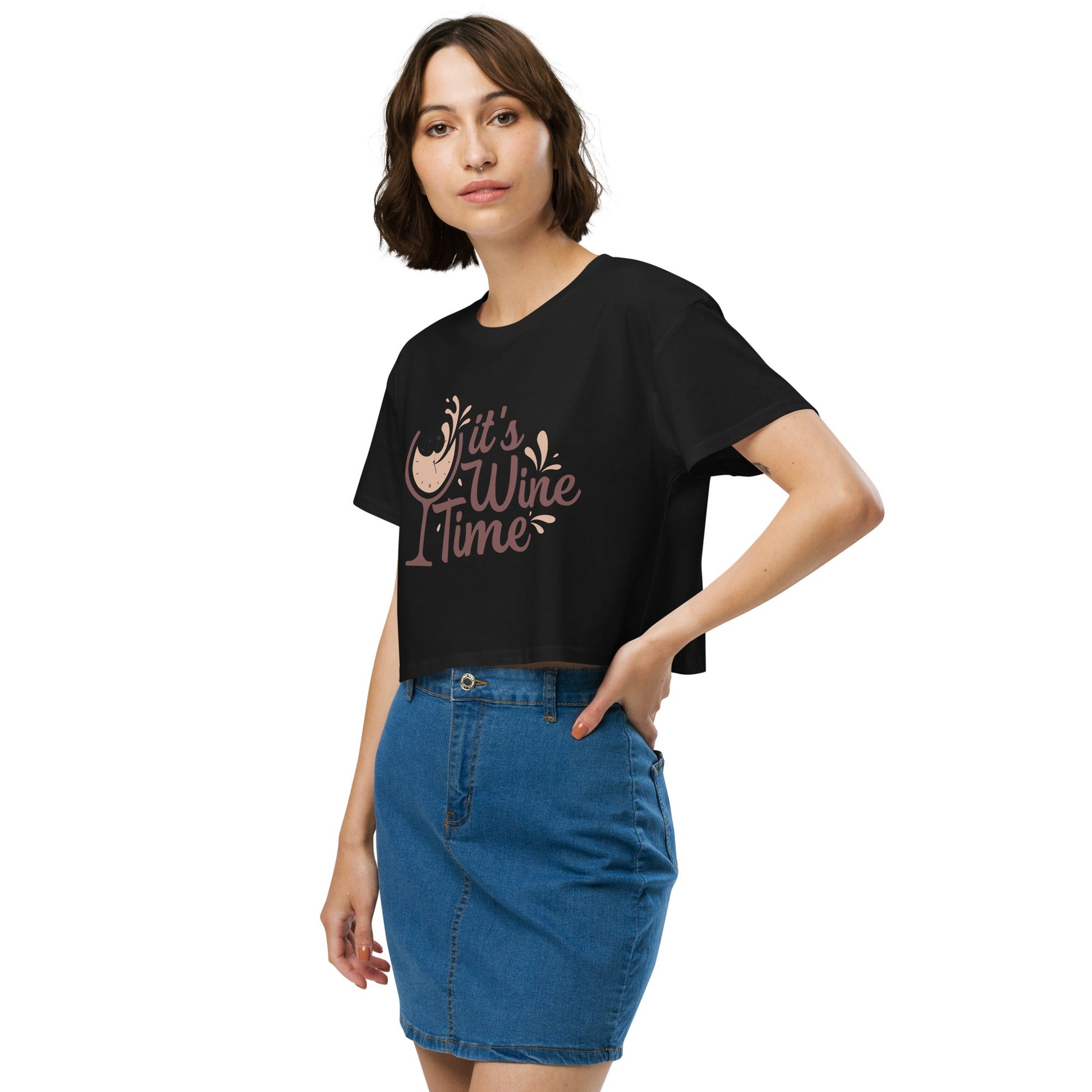 It's Wine Time - Women’s Crop Top - 2nd Amendment Style