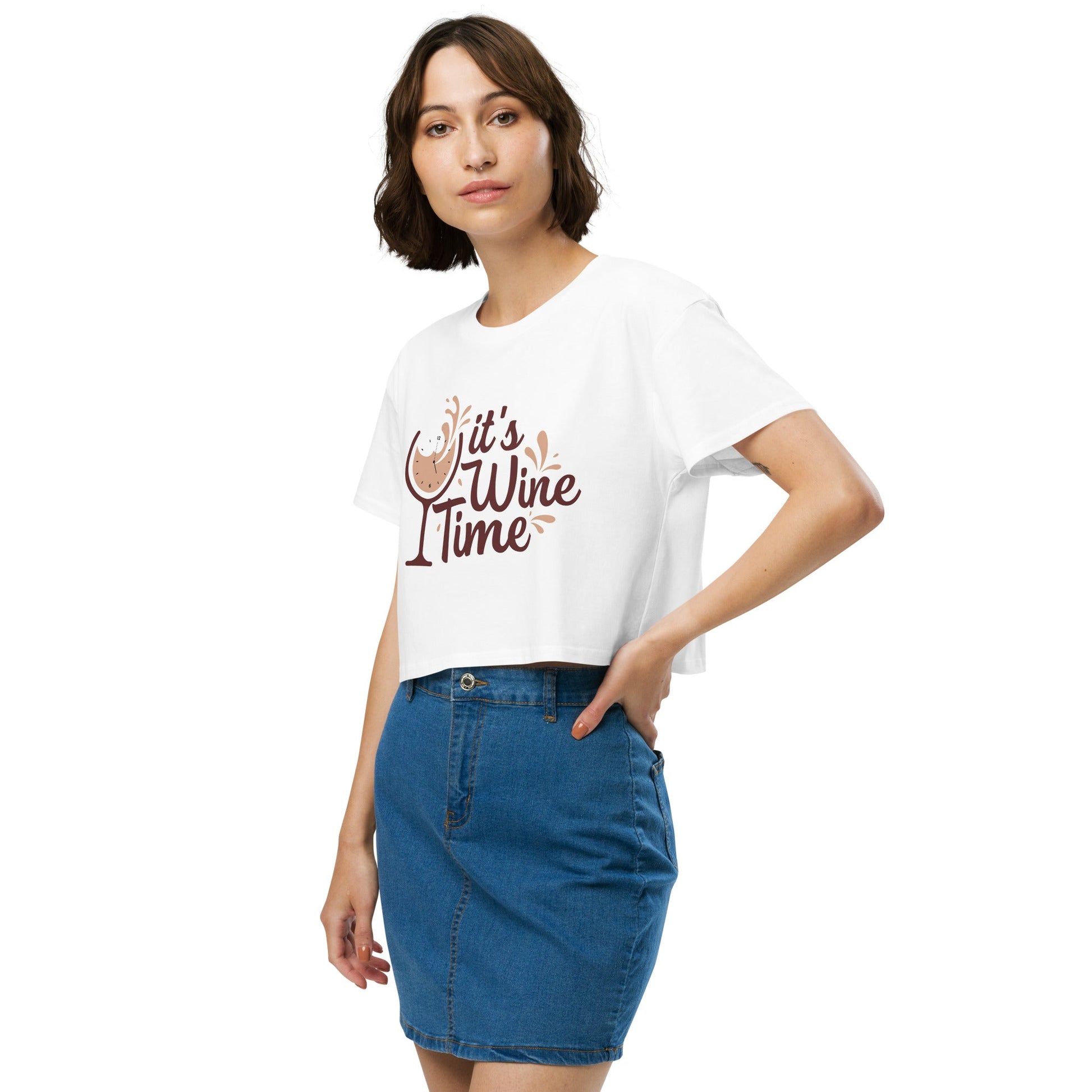 It's Wine Time - Women’s Crop Top - 2nd Amendment Style