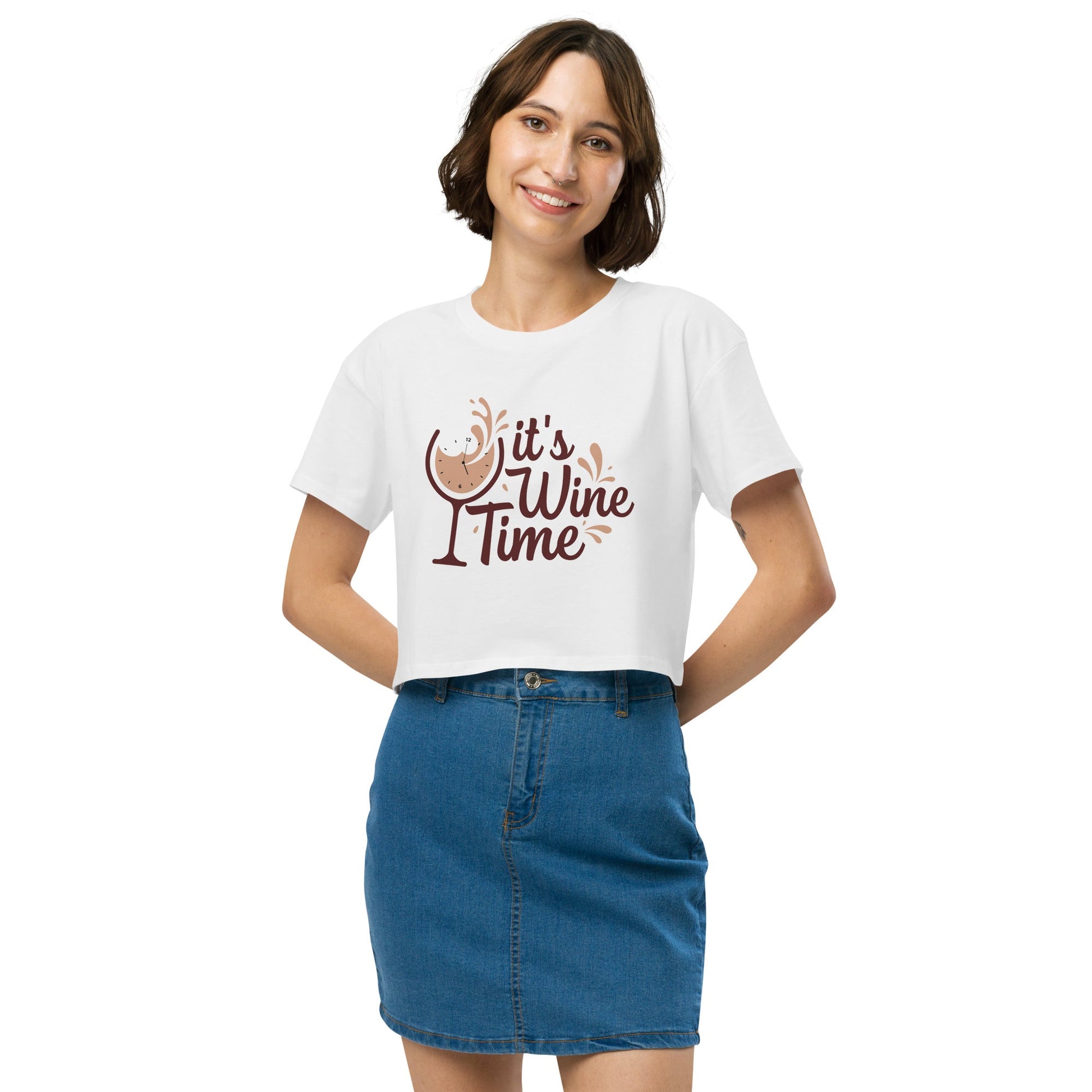 It's Wine Time - Women’s Crop Top - 2nd Amendment Style