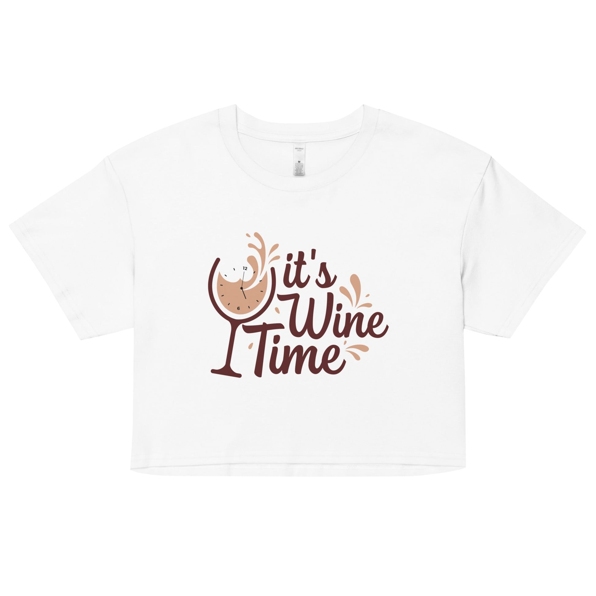 It's Wine Time - Women’s Crop Top - 2nd Amendment Style