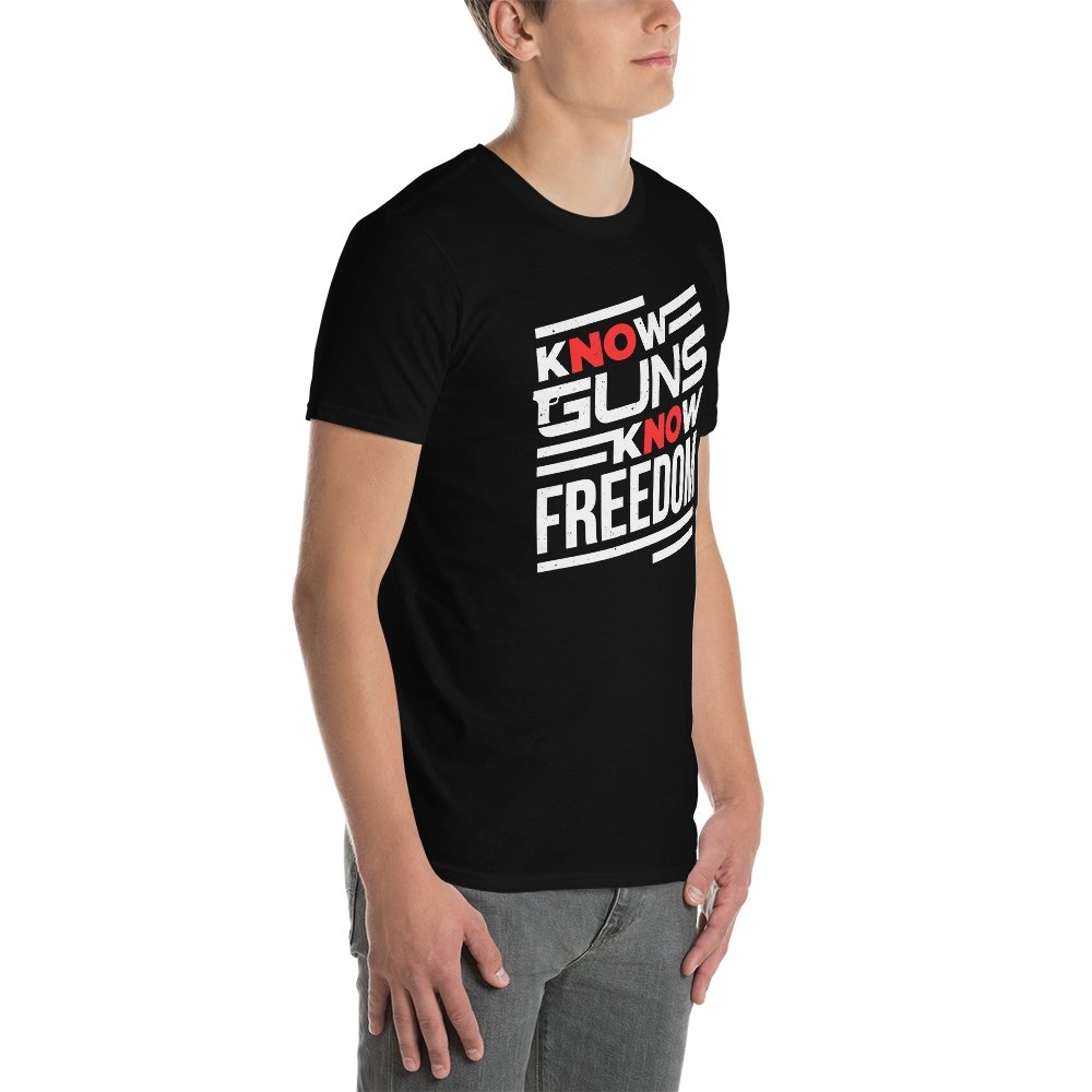 Know Guns, Know Freedom - Short-Sleeve Unisex T-Shirt - 2nd Amendment Style