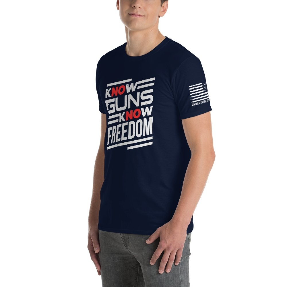 Know Guns, Know Freedom - Short-Sleeve Unisex T-Shirt - 2nd Amendment Style