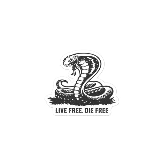 Live Free, Die Free - Bubble-free stickers - 2nd Amendment Style