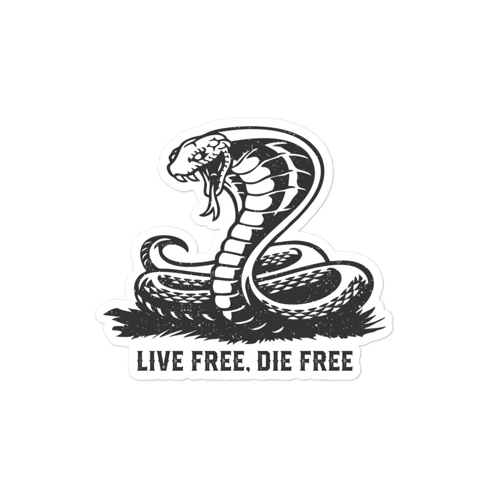 Live Free, Die Free - Bubble-free stickers - 2nd Amendment Style