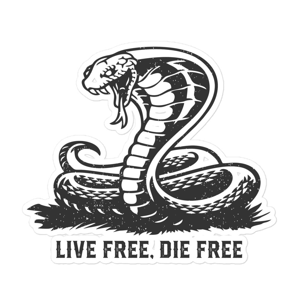 Live Free, Die Free - Bubble-free stickers - 2nd Amendment Style