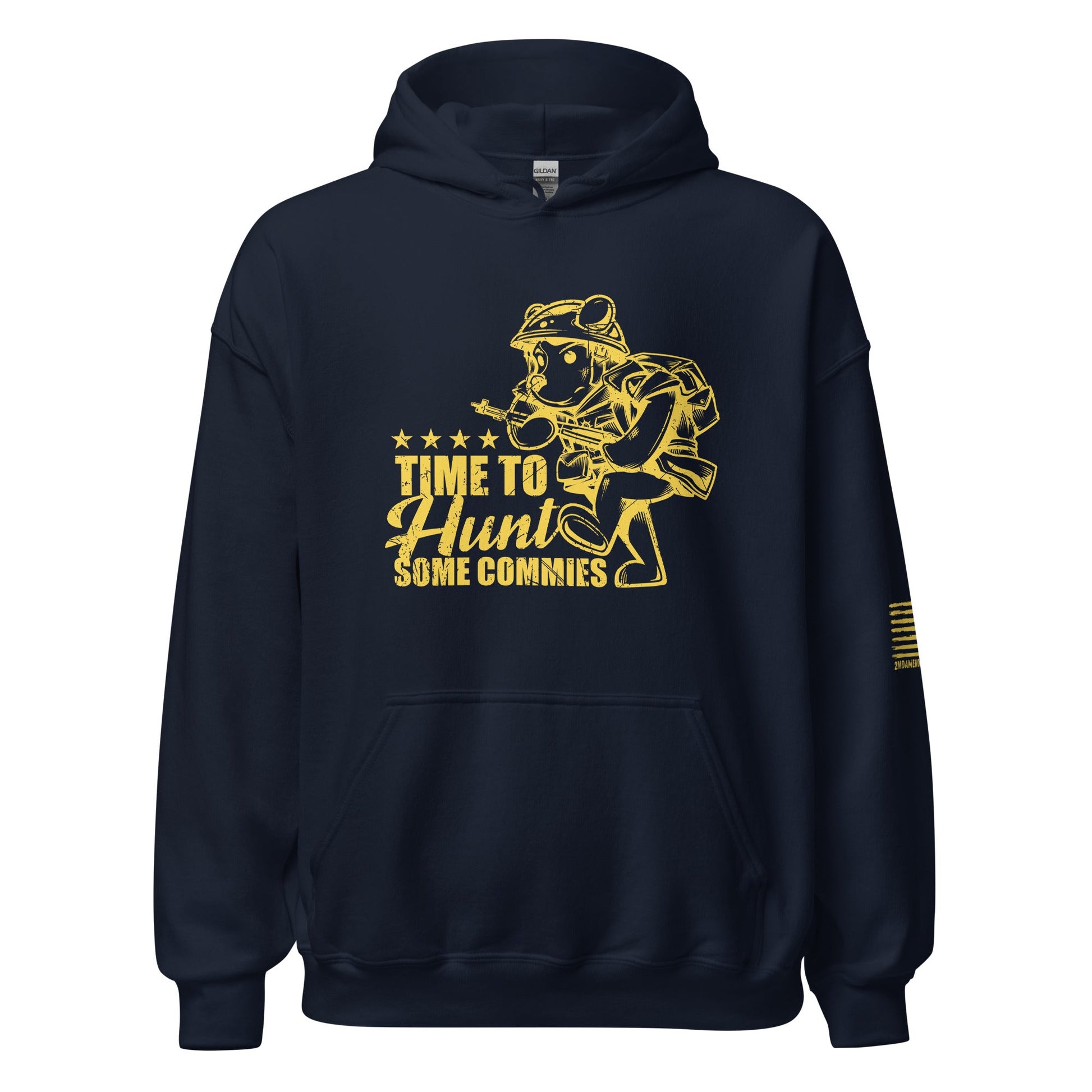 Military Pooh Bear - Time to Hunt - Unisex Hoodie - 2nd Amendment Style