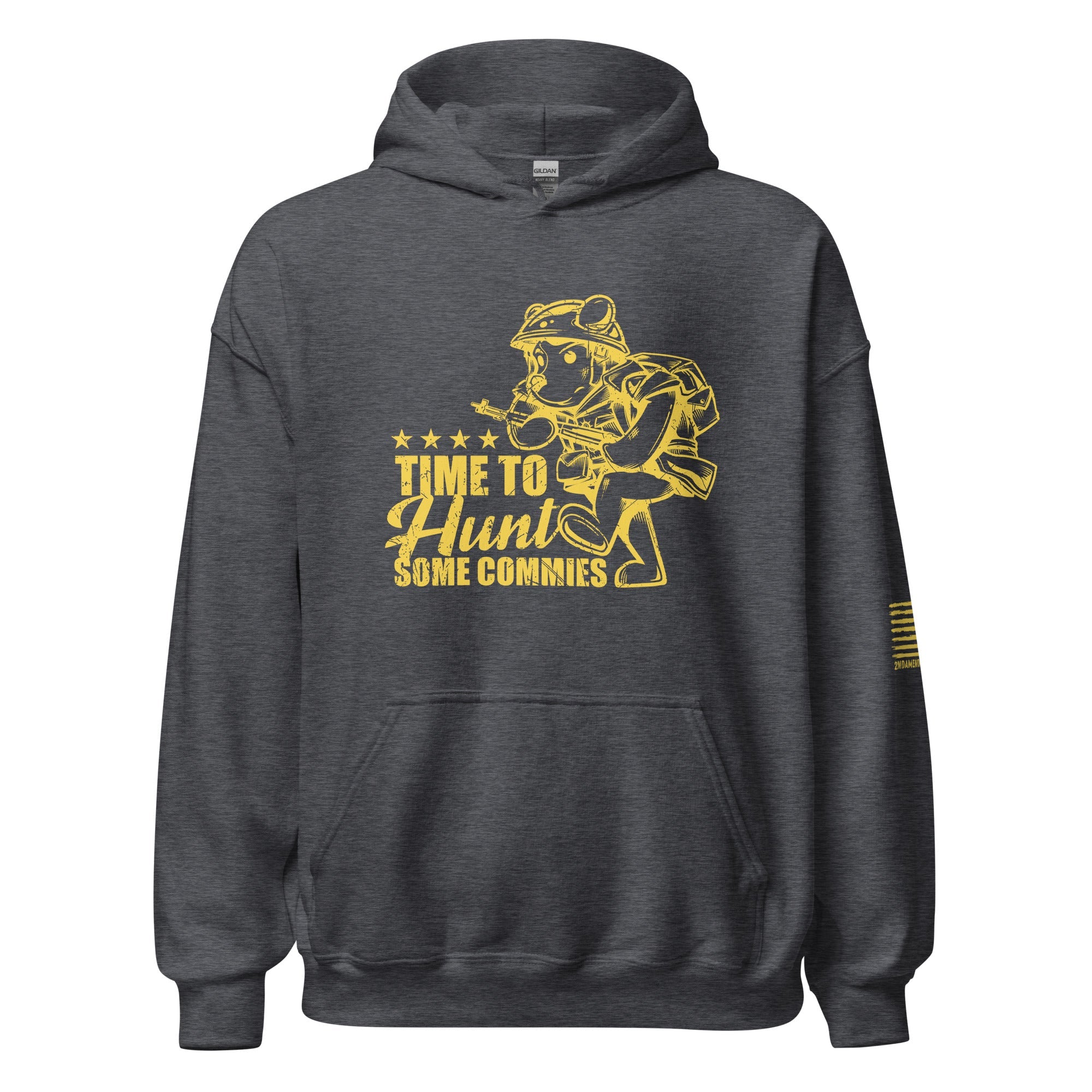 Military Pooh Bear - Time to Hunt - Unisex Hoodie - 2nd Amendment Style