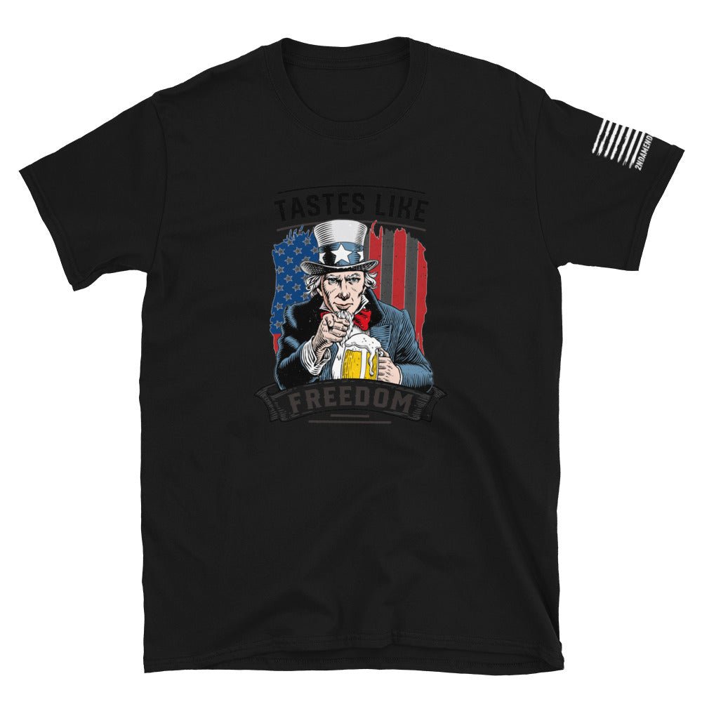 Tastes Like Freedom - Short-Sleeve Unisex T-Shirt - 2nd Amendment Style