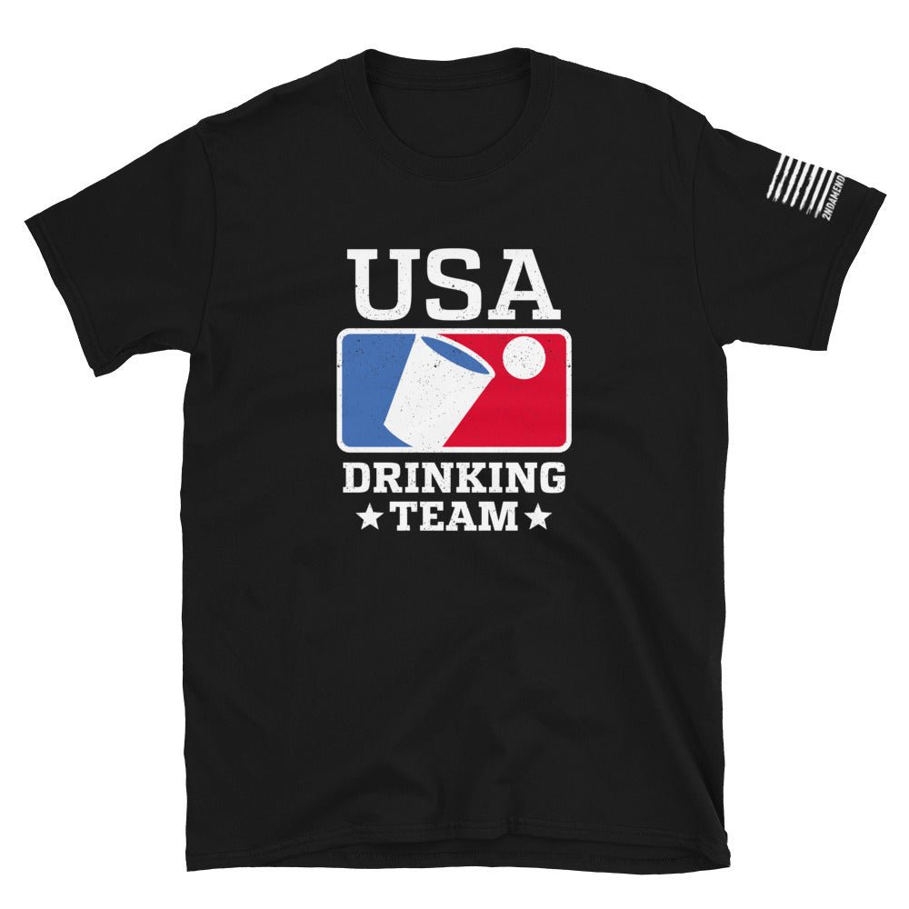 USA Drinking Team - Short-Sleeve Unisex T-Shirt - 2nd Amendment Style